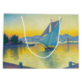 Der Hafen bei Sunset, Signac Große Geschenktüte (Rückseite)
