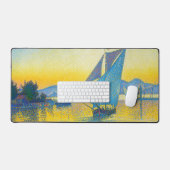 Der Hafen bei Sunset, Signac Schreibtischunterlage (Tastatur & Maus)