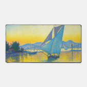 Der Hafen bei Sunset, Signac Schreibtischunterlage (Vorderseite)