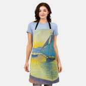 Der Hafen bei Sunset, Signac Schürze (Getragen)