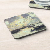 Der Hafen, c.1895 (Öl auf Platte) Untersetzer (Linke Seite)