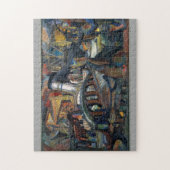 Der Hafen ca. 1943 Josef Presser Kunst Puzzle (Vertikal)