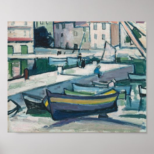 Der Hafen, Cassis | Samuel John Peploe Poster (Vorne)