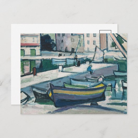 Der Hafen, Cassis | Samuel John Peploe Postkarte (Vorne/Hinten)