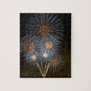 Der Hafen des Blumenstrauß- des Silvester- Puzzle