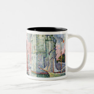 Der Hafen in La Rochelle, 1921 Zweifarbige Tasse