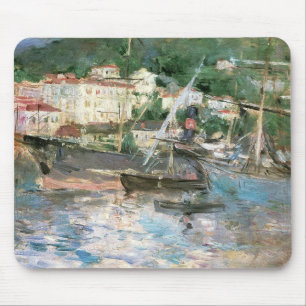 Der Hafen, Nizza von Berthe Morisot, Vintage Fine  Mousepad