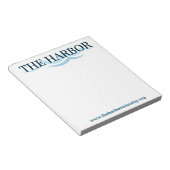 Der Hafen-Notepad Notizblock (angewinkelt)