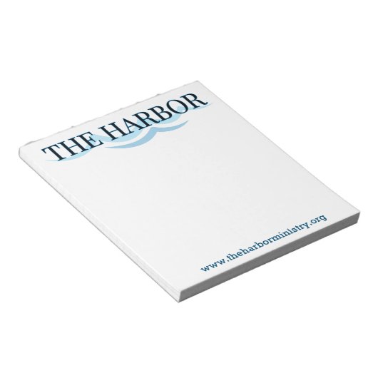 Der Hafen-Notepad Notizblock (angewinkelt)