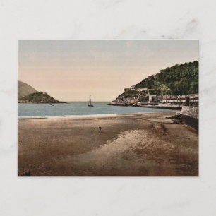 Der Hafen, San Sebastian, Spanien Vintage Photochr Postkarte