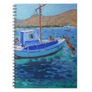 Der Hafen Tinos 2012 Notizblock