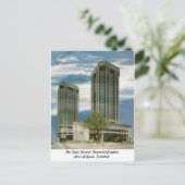 Der Hafen "Twin Towers" in Spanien, die Postkarte (Stehend Vorderseite)