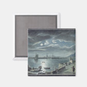 Der Hafen und das Cobb, Lyme Regis von Mondlight Magnet (Vorderseite/Rückseite)