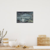 Der Hafen und das Cobb, Lyme Regis von Mondlight Poster (Küche)