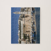 Der Hafen und die Kirche in Marsaskala am Puzzle (Vertikal)