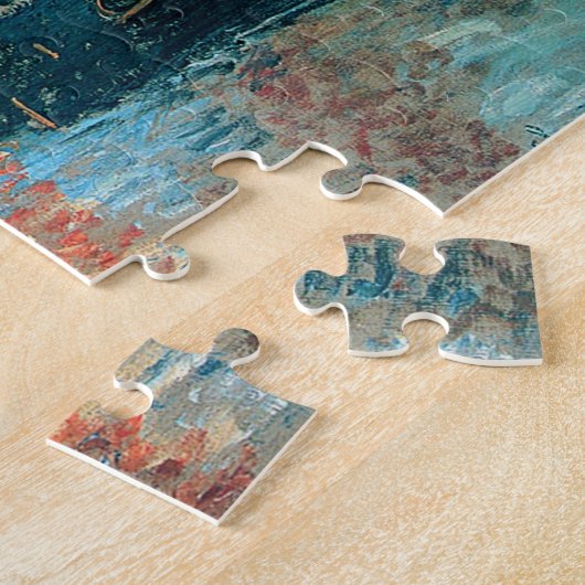 Der Hafen von Amsterdam Monet Fine Art Puzzle (Seite)