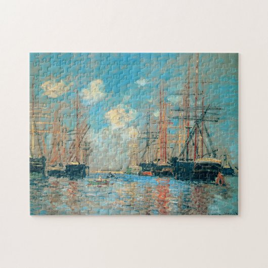 Der Hafen von Amsterdam Monet Fine Art Puzzle (Horizontal)