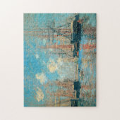 Der Hafen von Amsterdam Monet Fine Art Puzzle (Vertikal)