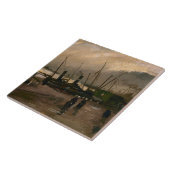 Der Hafen von Amsterdam von Vincent Gogh Fliese (Seite)
