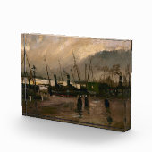 Der Hafen von Amsterdam von Vincent Gogh Fotoblock (Rechts)