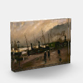 Der Hafen von Amsterdam von Vincent Gogh Fotoblock (Links)
