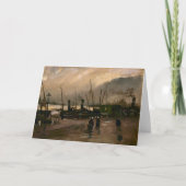 Der Hafen von Amsterdam von Vincent Gogh Karte (Vorderseite)
