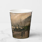 Der Hafen von Amsterdam von Vincent Gogh Pappbecher (Vorderseite)