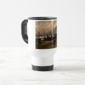 Der Hafen von Amsterdam von Vincent Gogh Reisebecher (Vorderseite Links)