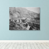 Der Hafen von Balaklava Leinwanddruck (Insitu (Holzboden))