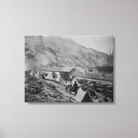 Der Hafen von Balaklava Leinwanddruck (Vorderseite)