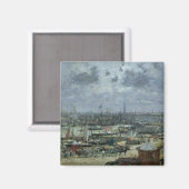 Der Hafen von Bordeaux, 1874 Magnet (Vorderseite/Rückseite)