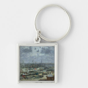 Der Hafen von Bordeaux, 1874 Schlüsselanhänger