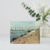 Der Hafen von Cherbourg | Berthe Morisot Postkarte (Stehend Vorderseite)