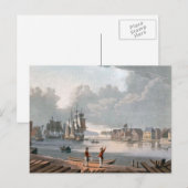 Der Hafen von Christiania Postkarte (Vorne/Hinten)