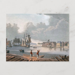Der Hafen von Christiania Postkarte