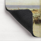 Der Hafen von Dragor, 1826 Mousepad (Ecke)