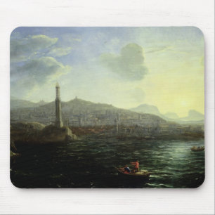 Der Hafen von Genua, Meer Ansicht Mousepad