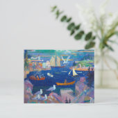 Der Hafen von Herring Gut, 1925 von N. C. Wyeth Postkarte (Stehend Vorderseite)