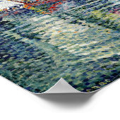 Der Hafen von La Rochelle, 1921 Poster (Ecke)