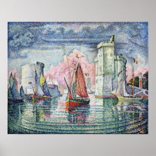 Der Hafen von La Rochelle, 1921 Poster