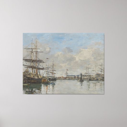 Der Hafen von Le Havre (ca. 1885-90) Leinwanddruck (Vorderseite)