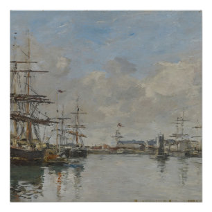 Der Hafen von Le Havre (ca. 1885-90) Poster