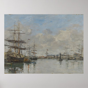 Der Hafen von Le Havre (ca. 1885-90) Poster