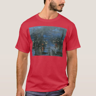 Der Hafen von Le Havre, Nachtwirkung T-Shirt