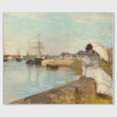 Der Hafen von Lorient bei Berthe Morisot Geschenkpapier (Flach)
