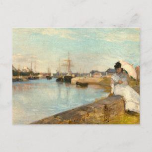 Der Hafen von Lorient bei Berthe Morisot Postkarte