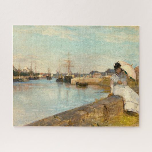 Der Hafen von Lorient bei Berthe Morisot Puzzle (Horizontal)