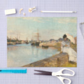 Der Hafen von Lorient bei Berthe Morisot Seidenpapier (Handwerk)