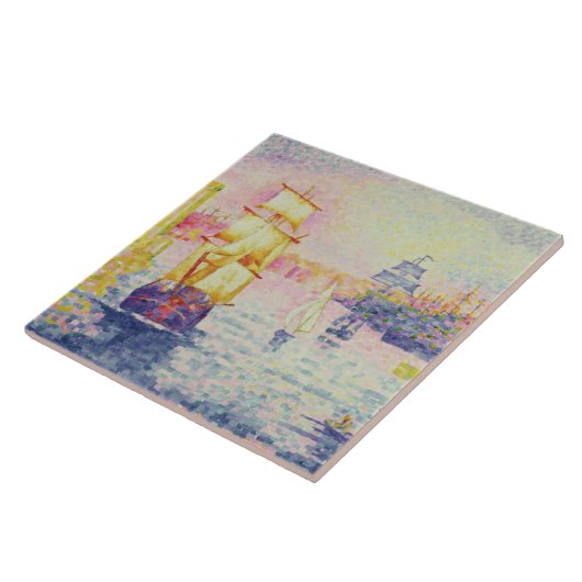 Der Hafen von Marseille, c.1909 (Öl auf Leinwand) Fliese (Seite)