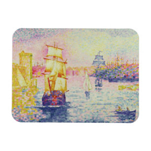Der Hafen von Marseille, c.1909 (Öl auf Leinwand) Magnet